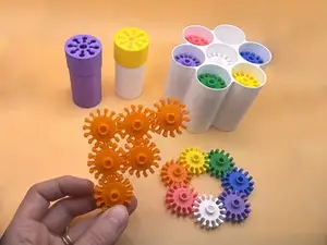 Interlocking Gear Set with Container
