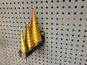 step drill bits holder