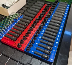Gridfinity Organizers for 3/8" Impact Socket Sets