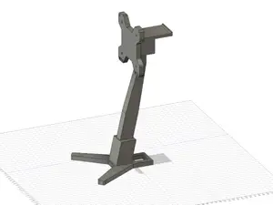 Portable Vesa 100x100 Monitor Stand w/ dock holder