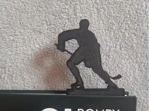 Hockey player bookmark
