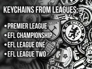 Premiere League (UK/GB) Football Clubs Keychains