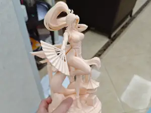 饿狼传说-不知火舞手办雕像潮玩周边礼物场景桌搭摆件车载 优化支撑 新手好打 一键打印
