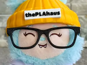 Square-Rim Eyeglasses for 17cm Plush Monster