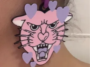 Ciondolo charm tigre old school hearts
