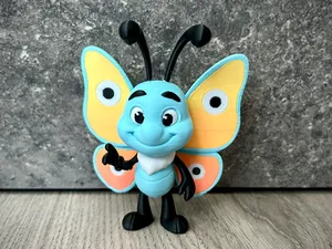 Butterfly Happy Cute Figurine Toy AMS Insect