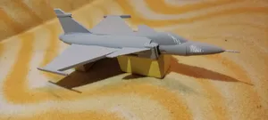 Saab Jas 39 Gripen C print in place