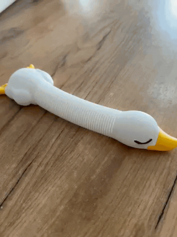 Flexi Goose with Spiral Neck Articulated Desk Toy