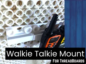 Walkie Talkie Mount for ThreadBoard wall systems