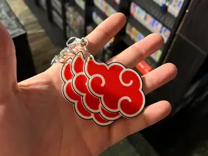 Naruto Akatsuki Red Cloud Keychain