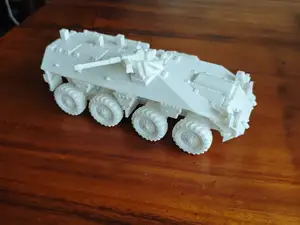 运兵装甲车模型 轮子可动汽车模型3 越野车 六轮手机一键打印 新手友好 男孩玩具 礼物