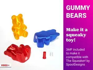 TPU Gummy Bears | Squeaky Toys