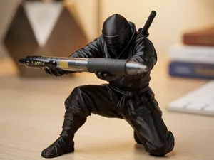 Ninja Pen Holder - Custom Desk Decoration!