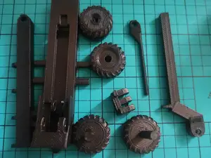 fully funtional telehandler 1/64th pt 2
