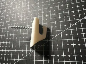 Gancio a muro con Viti nascoste