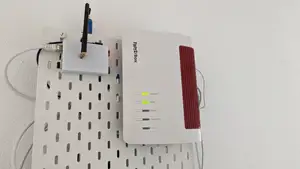 Fritzbox 7590 AX skadis mount, T-Clip