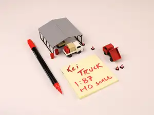 Kei Truck - 1:87 HO scale