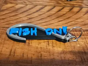 Fish On Keychain