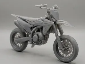 3D Printed KTM 450 SX Supermoto Scale Model