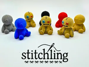 Stitchling the Rag Doll – Keychain + Toy