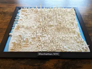 New York City Manhattan (Large 8x10)