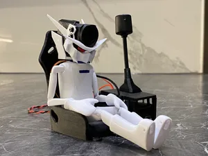 Cool looking Gundam style DJI O3 Gimbal