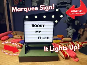 Marquee Sign! It lights up! 