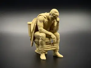 Superman on the toilet - Everybody Poops Series!