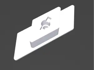 Universal mounting clip for acoustic panel