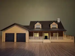 Ranch wooden house lodge