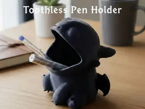Toothless Pen Holder