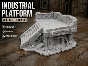 Industrial Platform – Erhöhte Sci-Fi Plattform