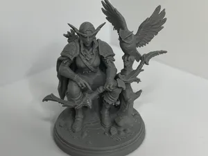 DND – Night Elf Ranger & Owl Pet