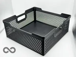 230x230mm Square Stacking basket with Handles
