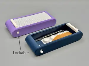 Sliding case V2 (lockable) for small parts