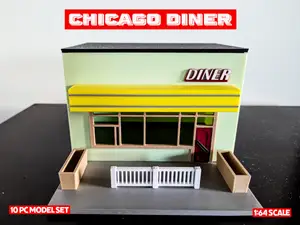 Little Goat Diner Model Set - 1:64 Scale Diorama