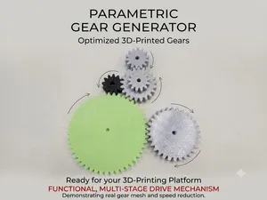 Parametric Gear Generator (single & Double Gears)