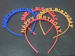 HAPPY BIRTHDAY Headband (single or 2 colors)