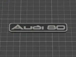 Audi 80 B3 Schriftzug Armaturenbrett OEM 893853681