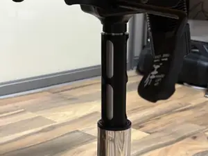 Spacer for office chair gas cylinder