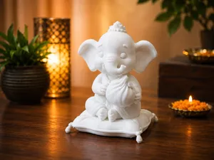 Chibi Baby Ganesha with Modak