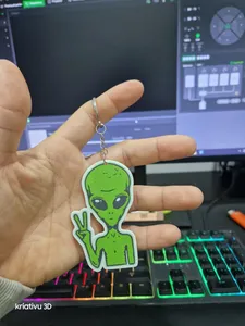 keychain ET paz e amor