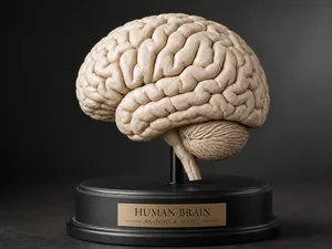 Anatomically Accurate Brain Sculpture 3D Model