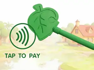 Leaf Animal Crossing Tap to Pay Wand