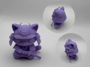 Samurai Cat – cute warrior kitty