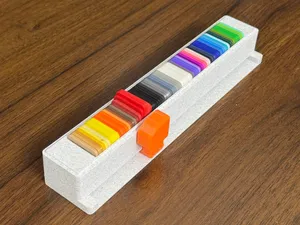 Linear Filament Swatch Holder