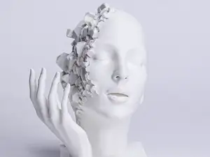 Shattered Serenity Sculpture