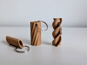 Pasta Keyrings - Penne, Fusilli & Tortiglioni.