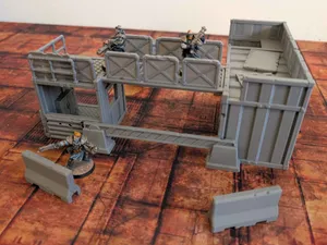 Checkpoint Alpha – Free Sci-Fi Wargaming Terrain
