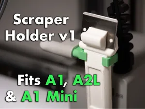 Bambu Lab Scraper holder for A1, A1 Mini & A2L